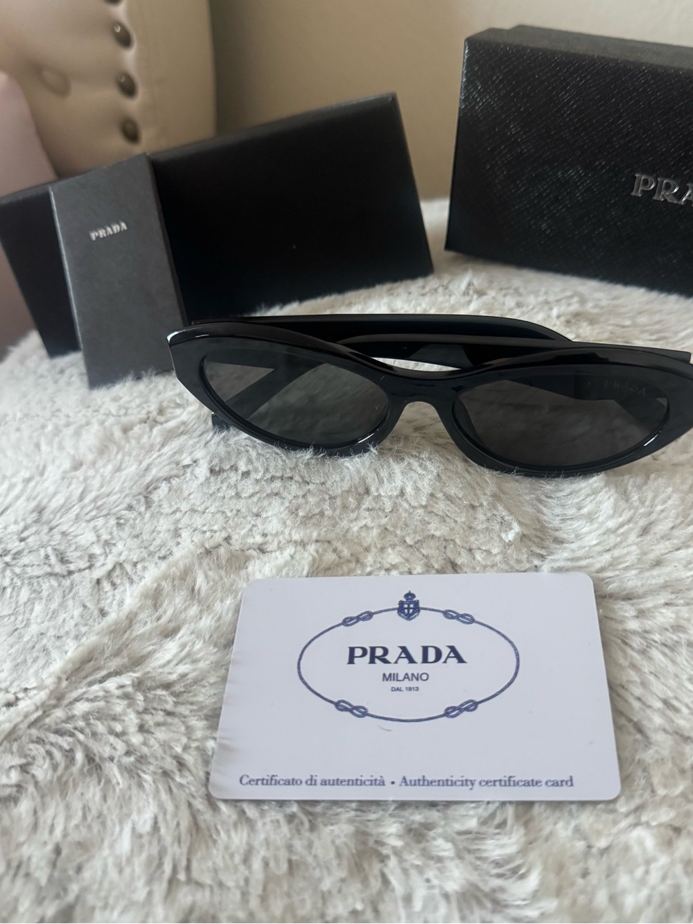 Black Cat-Eye Women's Sunglasses